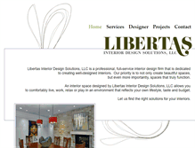 Tablet Screenshot of libertasinteriordesign.com